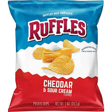 Cheddar & Sour Cream Ruffles 1oz